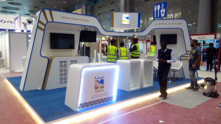 exhibition stand for project qatar